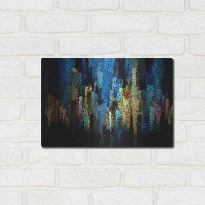 Luxe Metal Art 'Atlantis' by David Manlove, Metal Wall Art,16x12