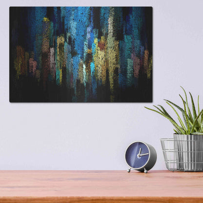 Luxe Metal Art 'Atlantis' by David Manlove, Metal Wall Art,16x12