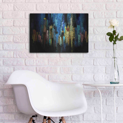 Luxe Metal Art 'Atlantis' by David Manlove, Metal Wall Art,24x16