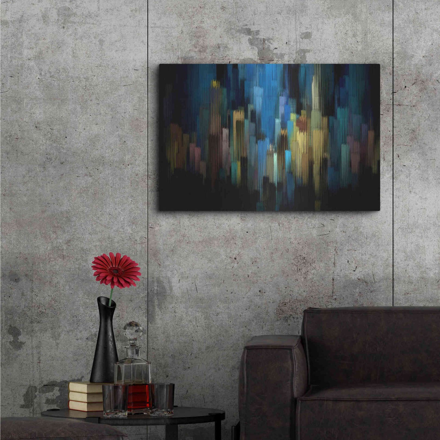 Luxe Metal Art 'Spirits Rising 2' by David Manlove, Metal Wall Art,36x24