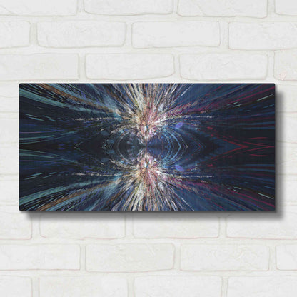 Luxe Metal Art 'A Space Odyssey' by David Manlove, Metal Wall Art,24x12