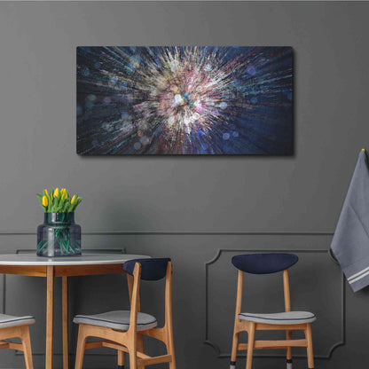 Luxe Metal Art 'The First Moment' by David Manlove, Metal Wall Art,48x24