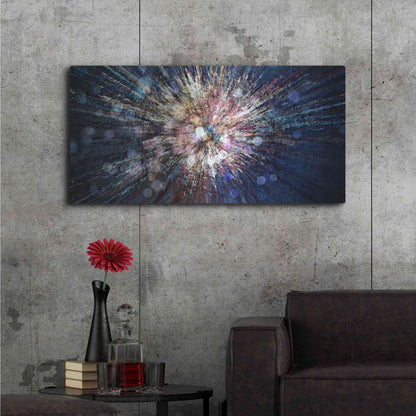 Luxe Metal Art 'The First Moment' by David Manlove, Metal Wall Art,48x24