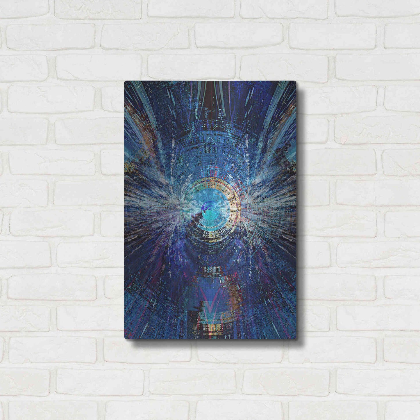 Luxe Metal Art 'Bowman's Jupiter 2' by David Manlove, Metal Wall Art,16x24