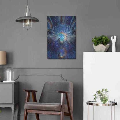 Luxe Metal Art 'Bowman's Jupiter 2' by David Manlove, Metal Wall Art,16x24