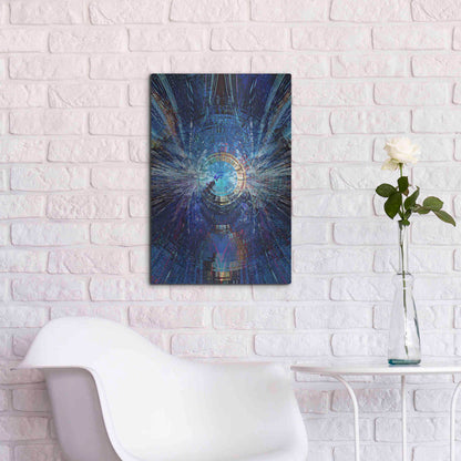 Luxe Metal Art 'Bowman's Jupiter 2' by David Manlove, Metal Wall Art,16x24