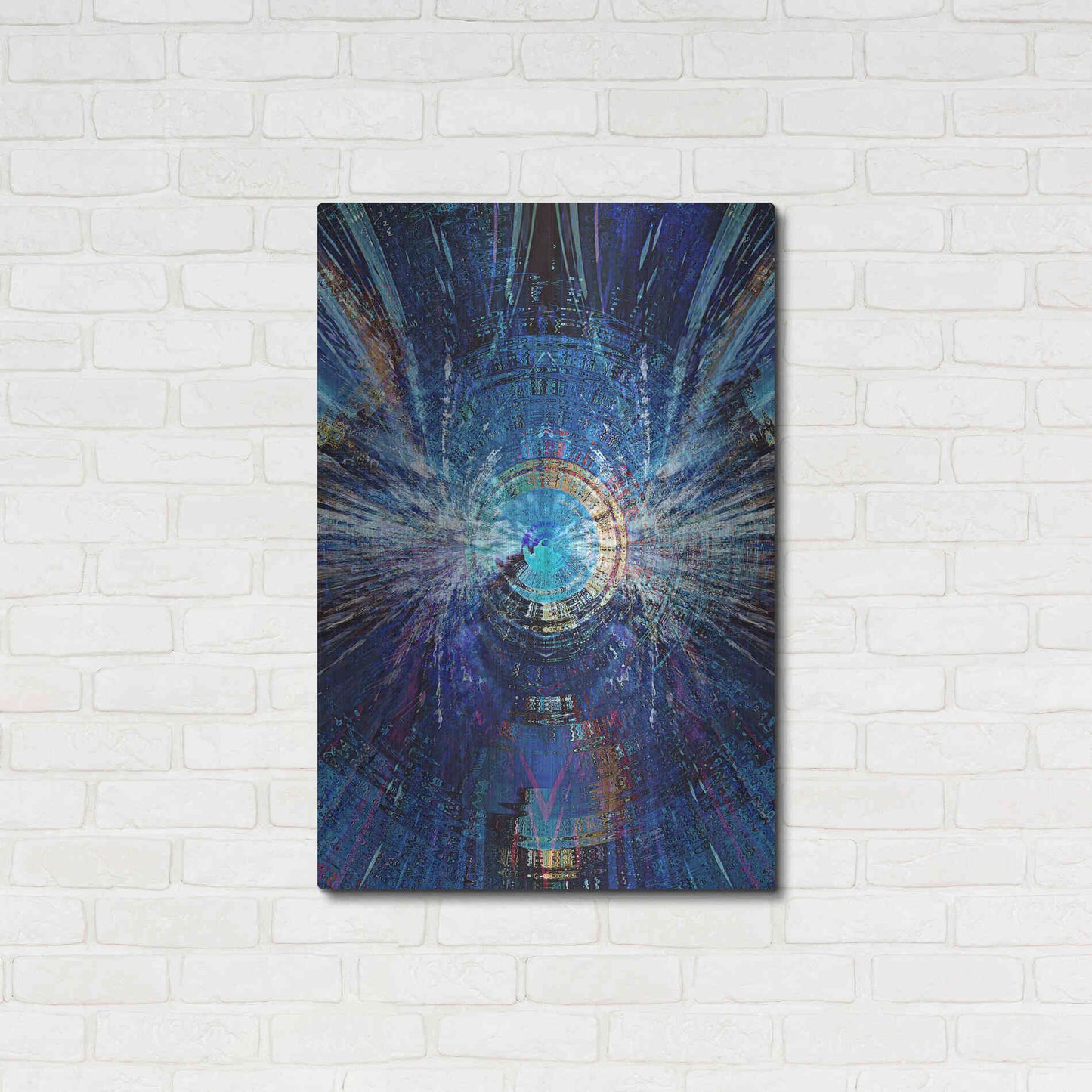 Luxe Metal Art 'Bowman's Jupiter 2' by David Manlove, Metal Wall Art,24x36
