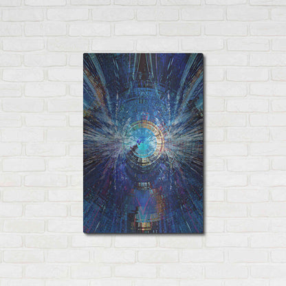 Luxe Metal Art 'Bowman's Jupiter 2' by David Manlove, Metal Wall Art,24x36