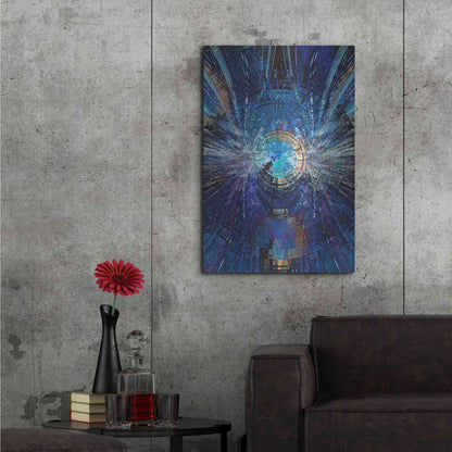 Luxe Metal Art 'Bowman's Jupiter 2' by David Manlove, Metal Wall Art,24x36