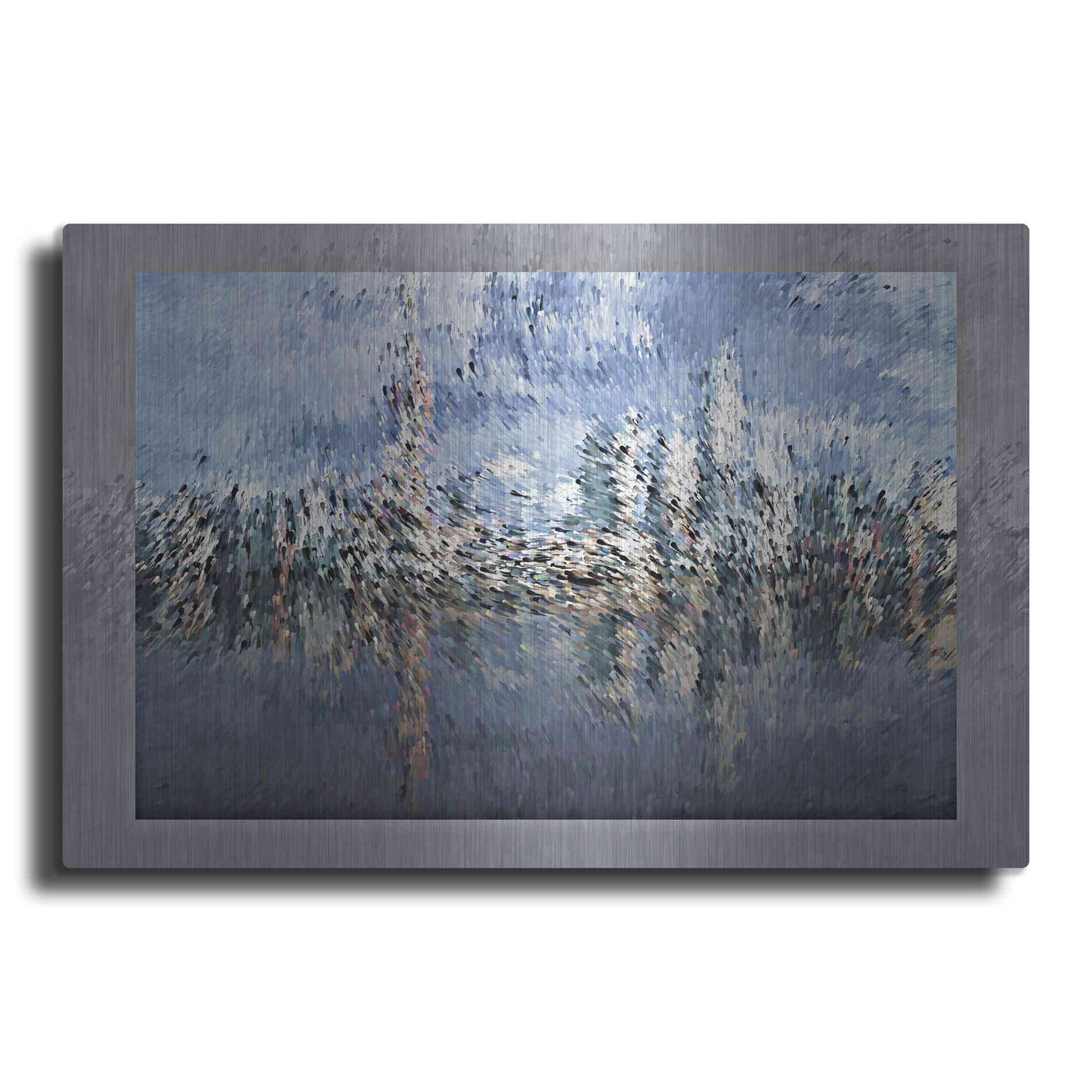 Luxe Metal Art 'Shanghai Wind' by David Manlove, Metal Wall Art