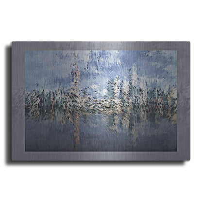 Luxe Metal Art 'Shanghai Wind' by David Manlove, Metal Wall Art