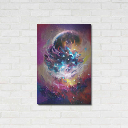 Luxe Metal Art 'The Merger' by David Manlove, Metal Wall Art,24x36