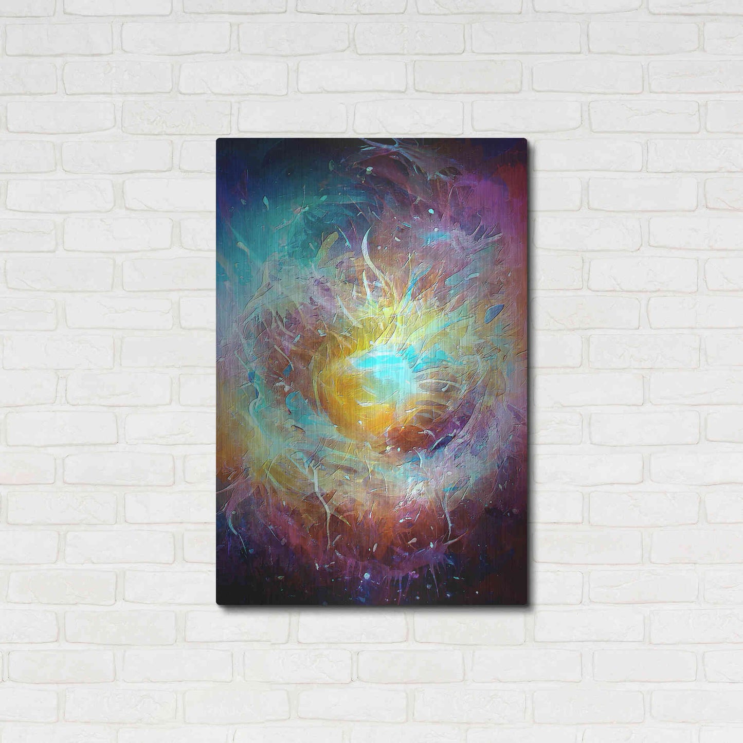 Luxe Metal Art 'Ai Astronomy 1' by David Manlove, Metal Wall Art,24x36