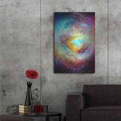 Luxe Metal Art 'Ai Astronomy 1' by David Manlove, Metal Wall Art,24x36
