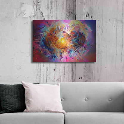 Luxe Metal Art 'Ai Astronomy 2' by David Manlove, Metal Wall Art,36x24