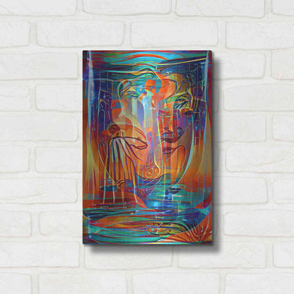 Luxe Metal Art 'Holy Grail 3' by David Manlove, Metal Wall Art,12x16