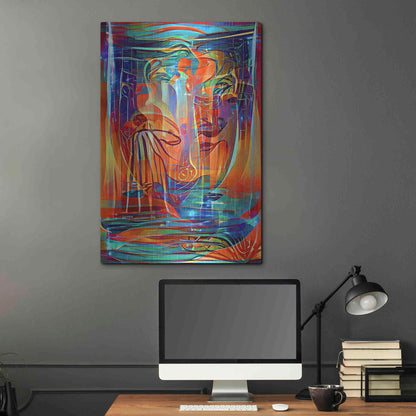 Luxe Metal Art 'Holy Grail 3' by David Manlove, Metal Wall Art,24x36