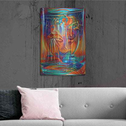 Luxe Metal Art 'Holy Grail 3' by David Manlove, Metal Wall Art,24x36