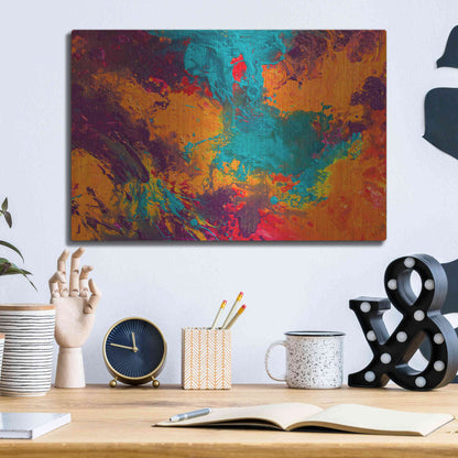 Luxe Metal Art 'Creation of America' by Jace D McTier, Metal Wall Art,16x12
