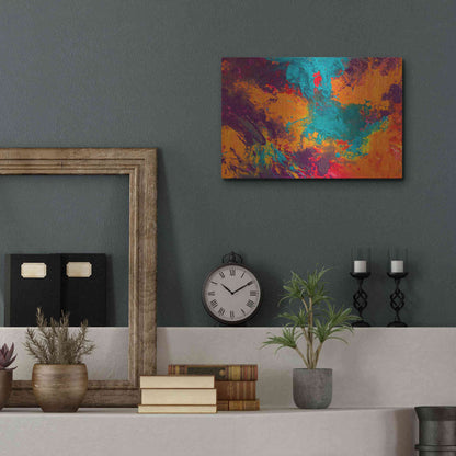 Luxe Metal Art 'Creation of America' by Jace D McTier, Metal Wall Art,16x12