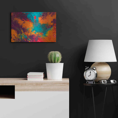 Luxe Metal Art 'Creation of America' by Jace D McTier, Metal Wall Art,24x16