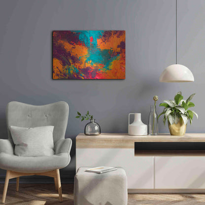 Luxe Metal Art 'Creation of America' by Jace D McTier, Metal Wall Art,24x16