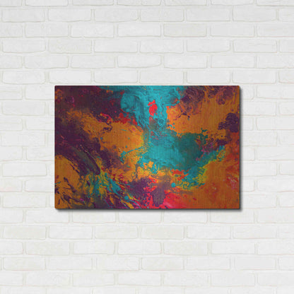 Luxe Metal Art 'Creation of America' by Jace D McTier, Metal Wall Art,36x24