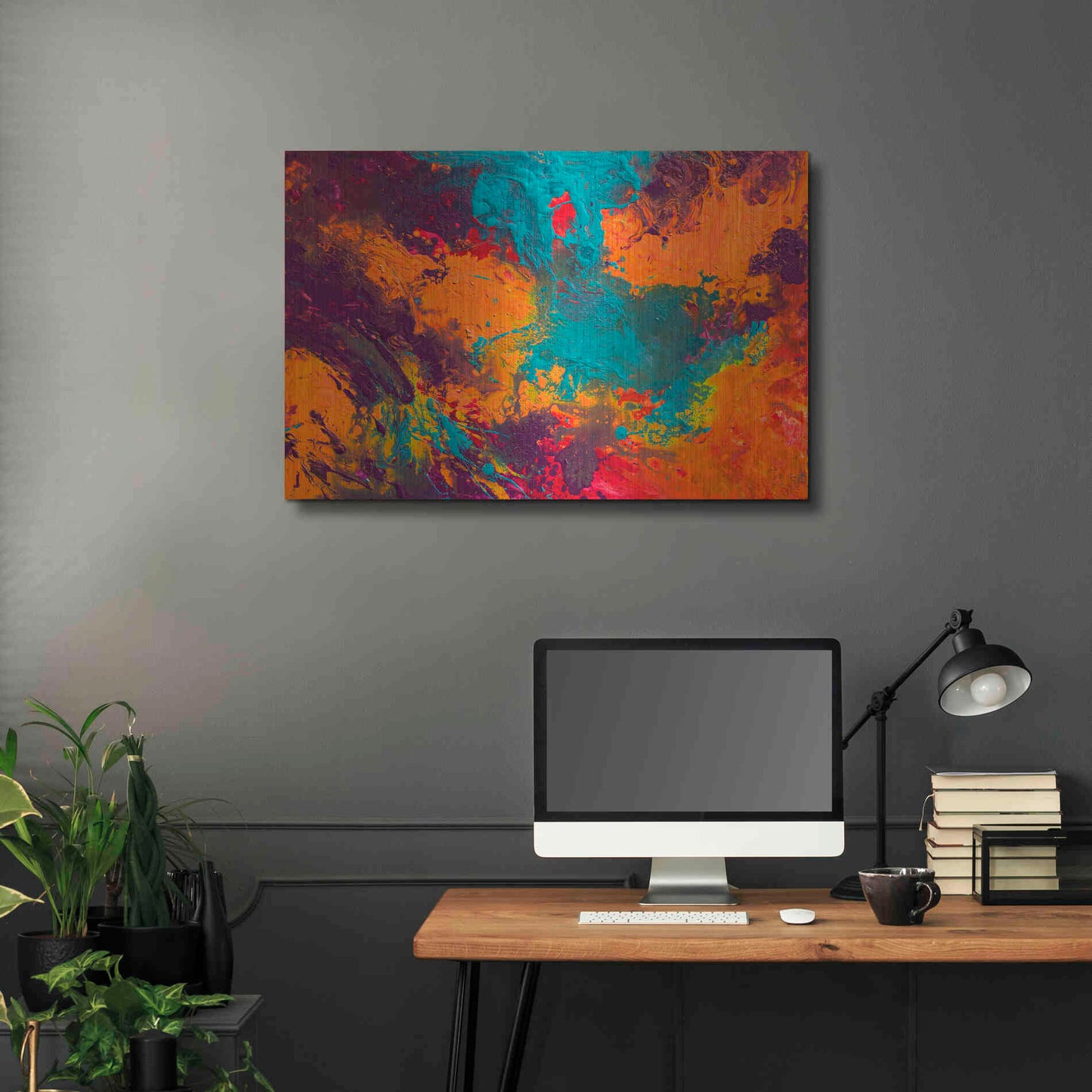 Luxe Metal Art 'Creation of America' by Jace D McTier, Metal Wall Art,36x24