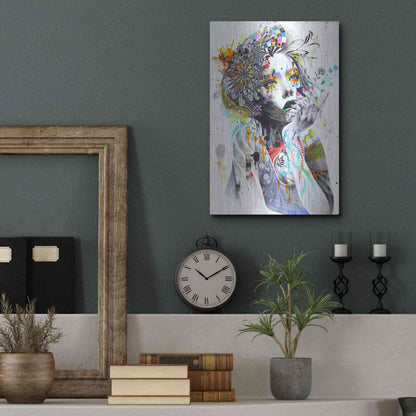 Luxe Metal Art 'Circulation' by MinJae, Metal Wall Art,12x16