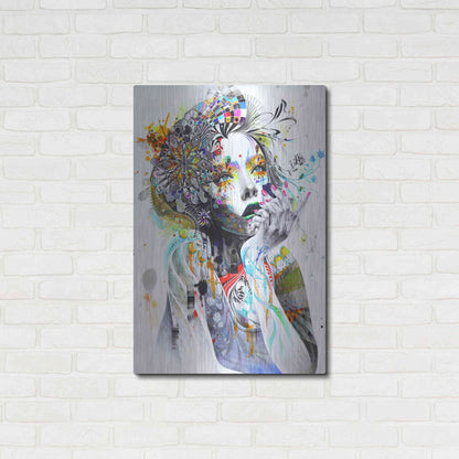 Luxe Metal Art 'Circulation' by MinJae, Metal Wall Art,24x36
