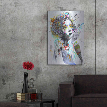 Luxe Metal Art 'Circulation' by MinJae, Metal Wall Art,24x36