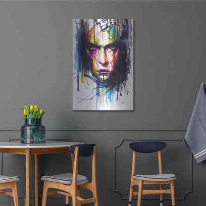 Luxe Metal Art 'Gaze 2' by MinJae, Metal Wall Art,24x36