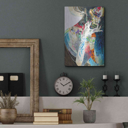 Luxe Metal Art 'Indian' by MinJae, Metal Wall Art,12x16