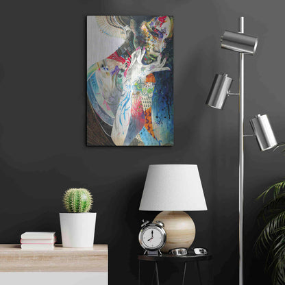 Luxe Metal Art 'Indian' by MinJae, Metal Wall Art,16x24