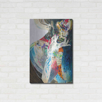 Luxe Metal Art 'Indian' by MinJae, Metal Wall Art,24x36