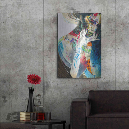 Luxe Metal Art 'Indian' by MinJae, Metal Wall Art,24x36