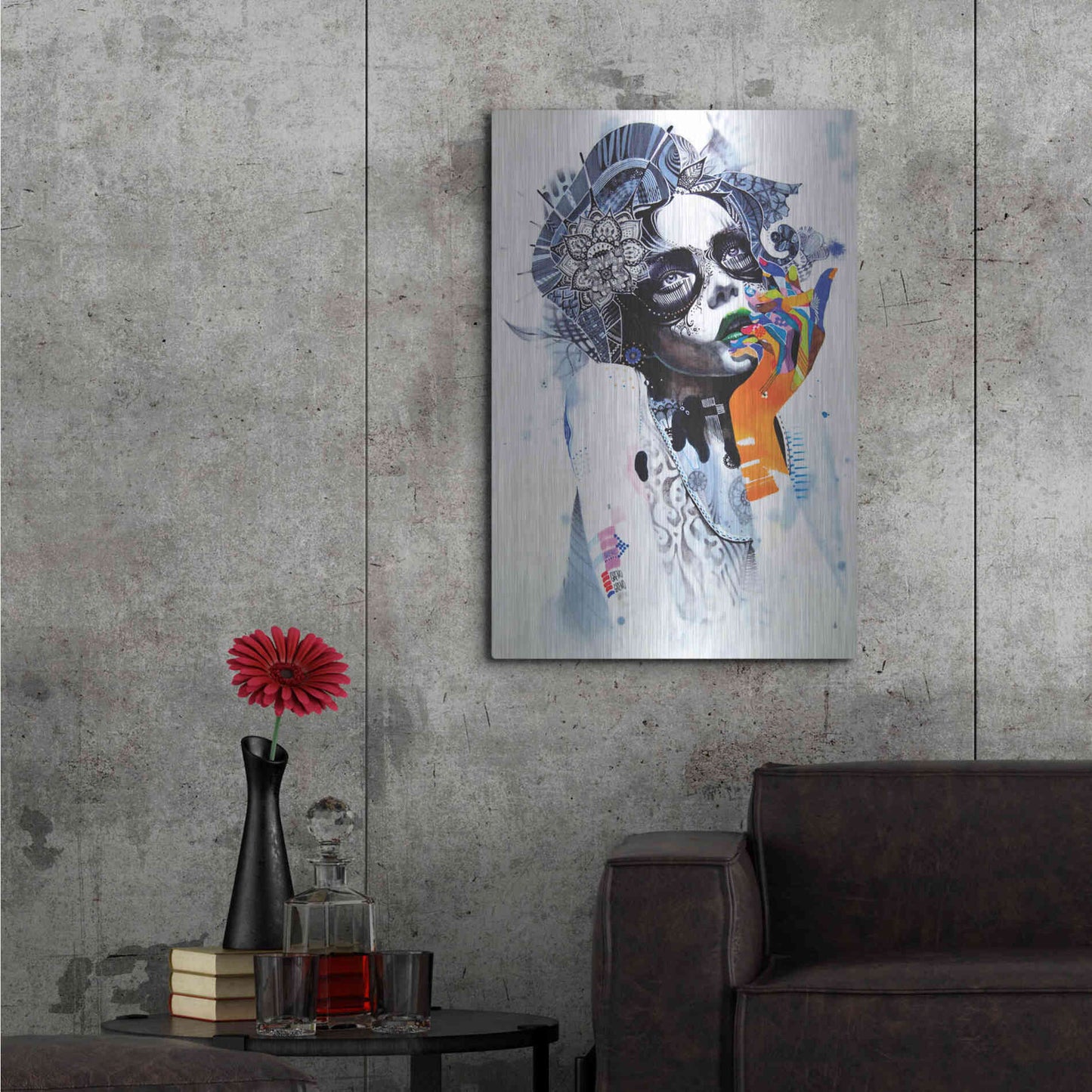 Luxe Metal Art 'The Dream' by MinJae, Metal Wall Art,24x36