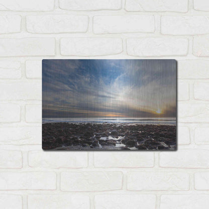 Luxe Metal Art 'Beholding' by Chris Moyer, Metal Wall Art,16x12