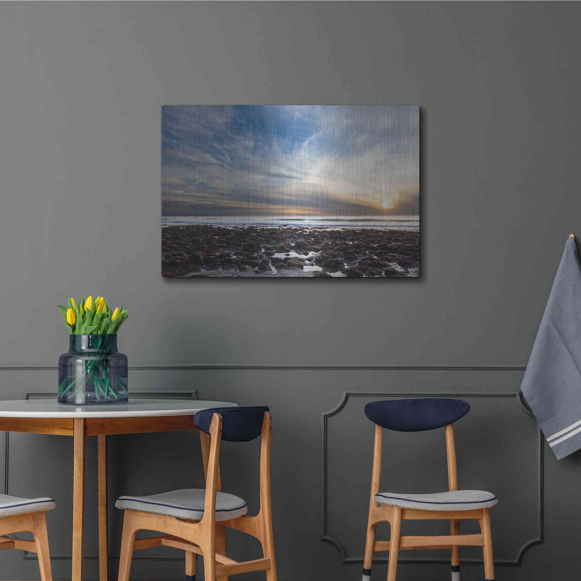 Luxe Metal Art 'Beholding' by Chris Moyer, Metal Wall Art,36x24