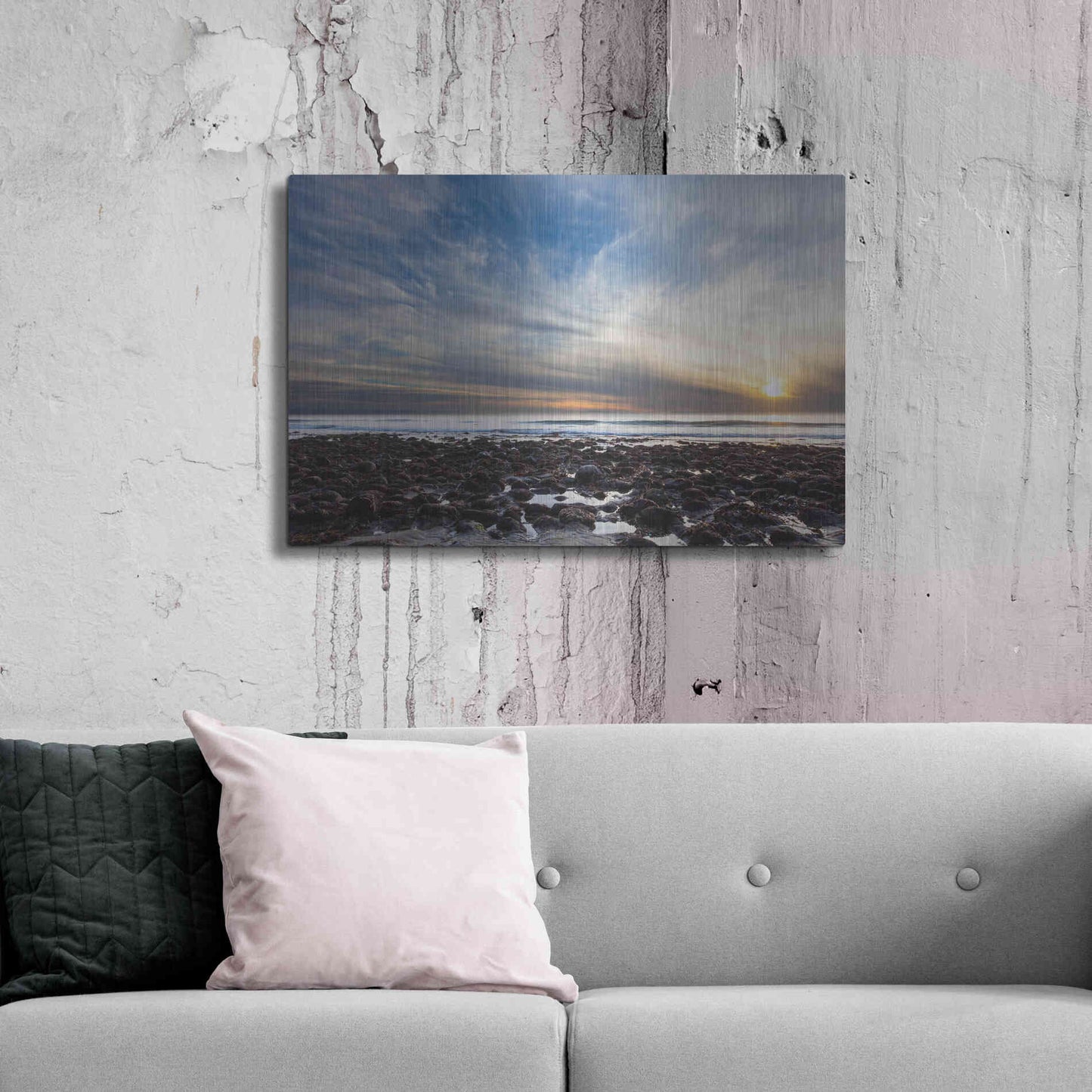 Luxe Metal Art 'Beholding' by Chris Moyer, Metal Wall Art,36x24