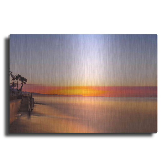 Luxe Metal Art 'Baltimore Sunrise' by Chris Moyer, Metal Wall Art