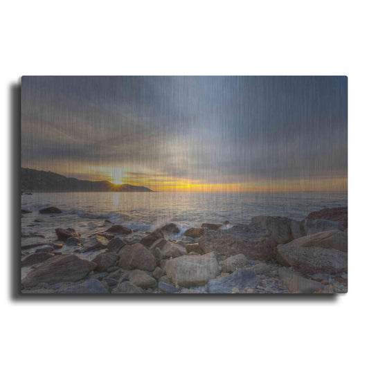 Luxe Metal Art 'Breaking Day' by Chris Moyer, Metal Wall Art