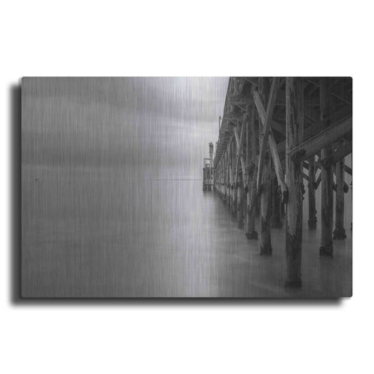 Luxe Metal Art 'Gaviota Pier' by Chris Moyer, Metal Wall Art