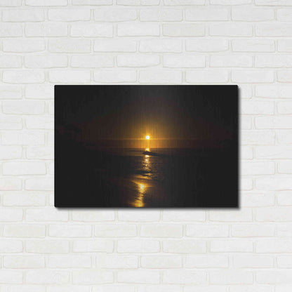 Luxe Metal Art 'Golden Sunrise' by Chris Moyer, Metal Wall Art,36x24