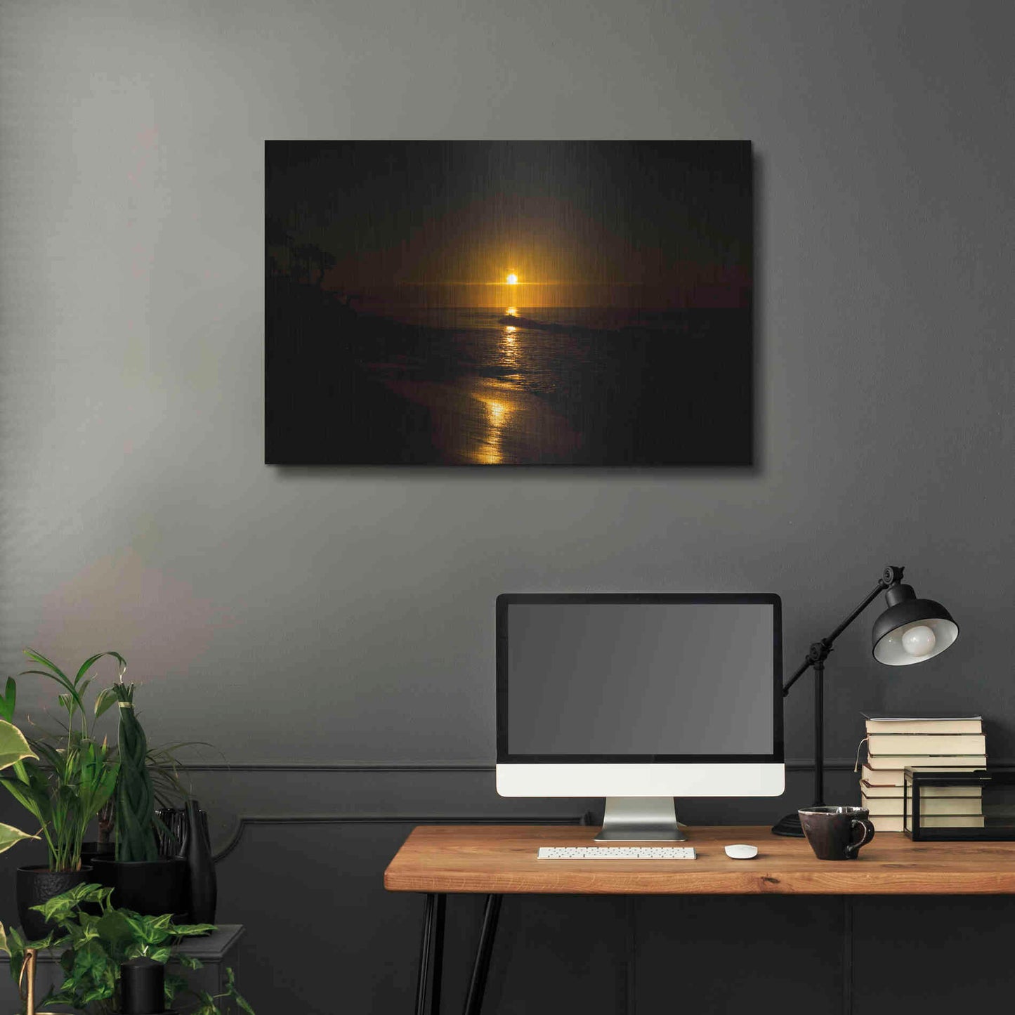 Luxe Metal Art 'Golden Sunrise' by Chris Moyer, Metal Wall Art,36x24