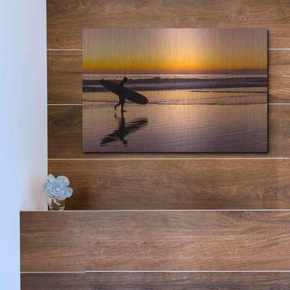 Luxe Metal Art 'Heading Home' by Chris Moyer, Metal Wall Art,16x12