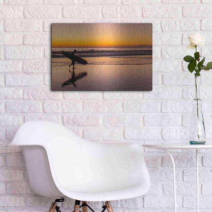 Luxe Metal Art 'Heading Home' by Chris Moyer, Metal Wall Art,24x16