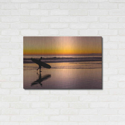 Luxe Metal Art 'Heading Home' by Chris Moyer, Metal Wall Art,36x24