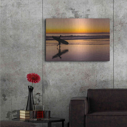 Luxe Metal Art 'Heading Home' by Chris Moyer, Metal Wall Art,36x24