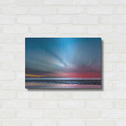 Luxe Metal Art 'Last Light' by Chris Moyer, Metal Wall Art,24x16